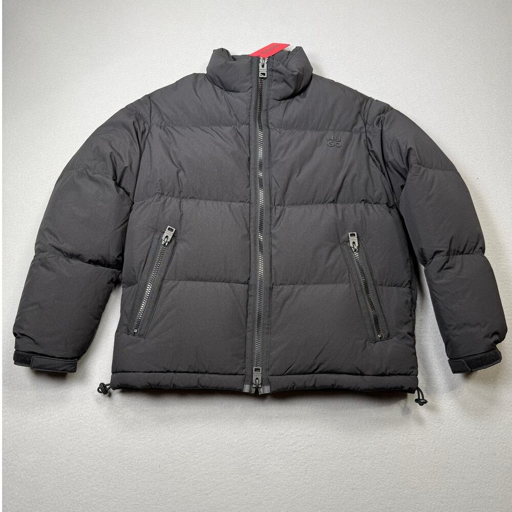 Hugo Men's Biron 2441 Puffer Jacket Black, Large $545